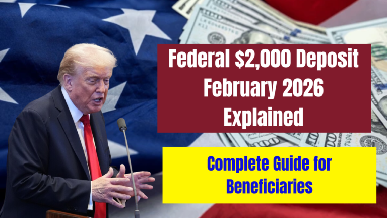 Federal $2,000 Deposit February 2026
