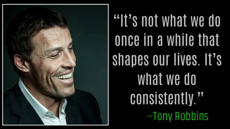 Quote of the day by Tony Robbins